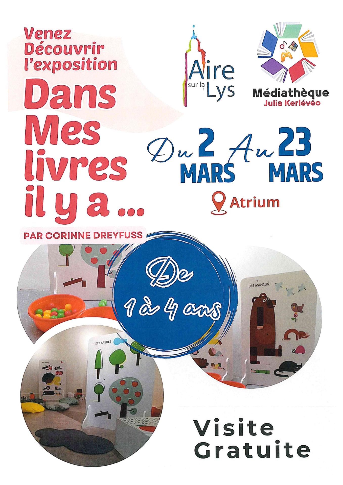 Exposition mediatheque aire sur la lys