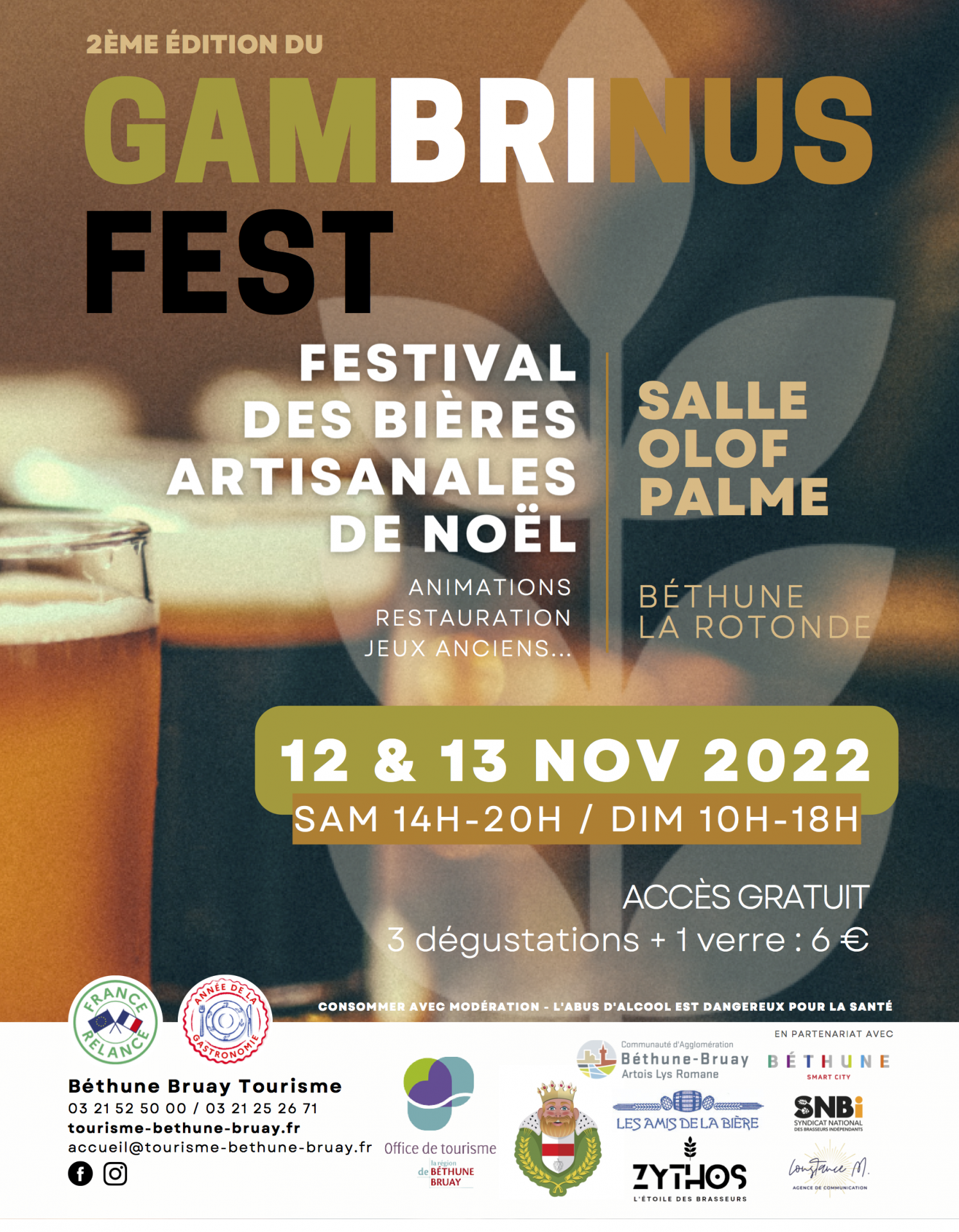 Gambrinus fest affiche 12 13 novembre 2022 copie