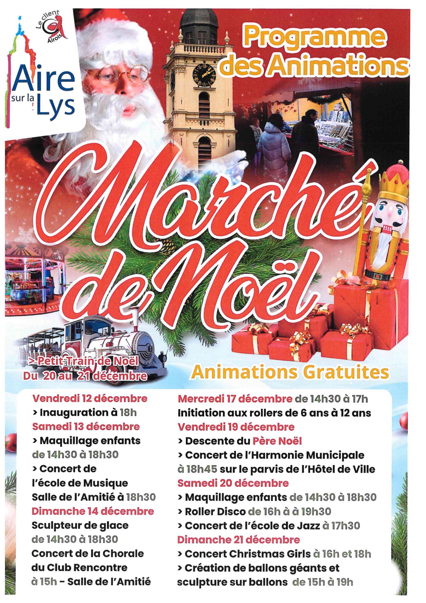 Marché de Noël à AIRE-SUR-LA-LYS