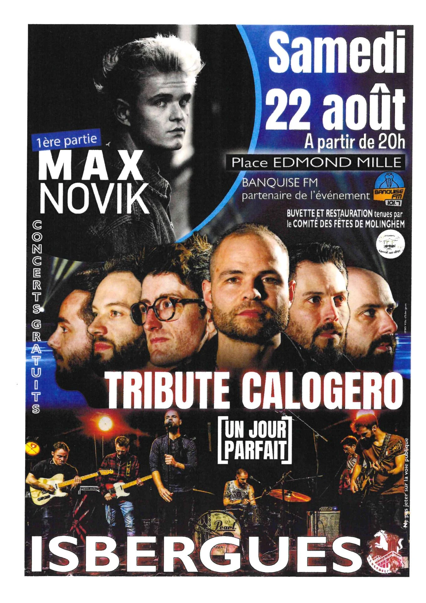 concerts gratuits ISBERGUES